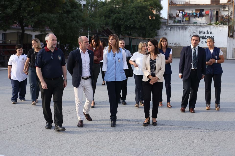 Visita del Ministro de Educación al Colegio Salesiano Gral. Belgrano